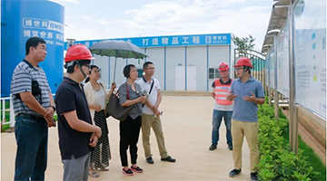 中国铝业集团广西分公司考察组莅临腾博官网考察