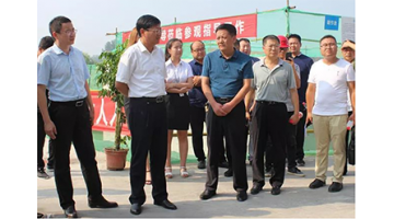 阜阳市住房和建设委员会党组书记海阔率队考察腾博官网州里污水处置惩罚项目