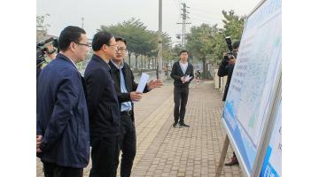 南宁市委副书记冯学军调研腾博官网黑臭水体治理项目