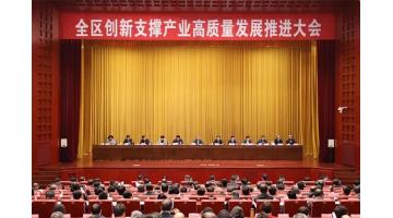 王双飞董事长在全区立异支持工业高质量生长推进大会上作典范讲话