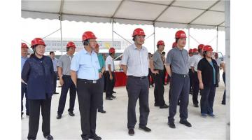 自治区党委常委、组织部部长曾万明率全区年中事情聚会第七观摩组到北部湾外貌处置惩罚中心项目观摩